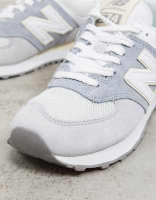 light gray new balance shoes