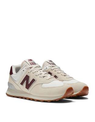 Burgundy 574 clearance new balance womens