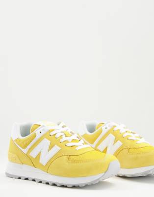 New 574 Sneakers In Yellow | ModeSens