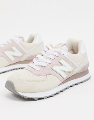 New Balance 574 sneakers in pink | ASOS