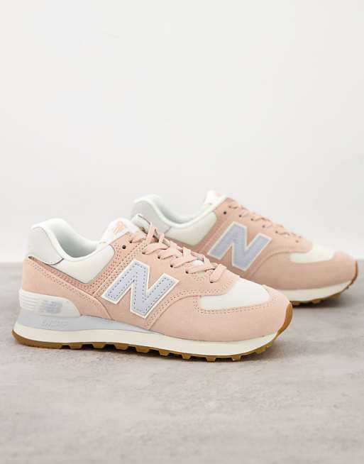 New Balance - 574 - Sneakers in rosa e blu New Balance - 574 - Sneakers in rosa e blu