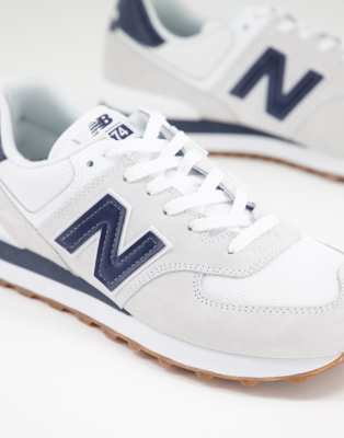 new balance 574 blanc bleu