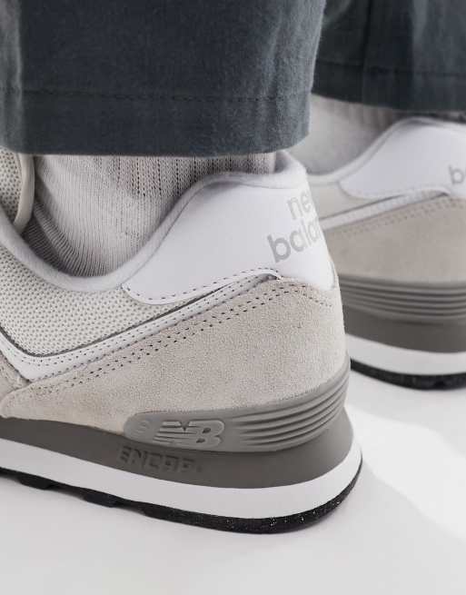 New Balance sneakers in white and gray | ASOS