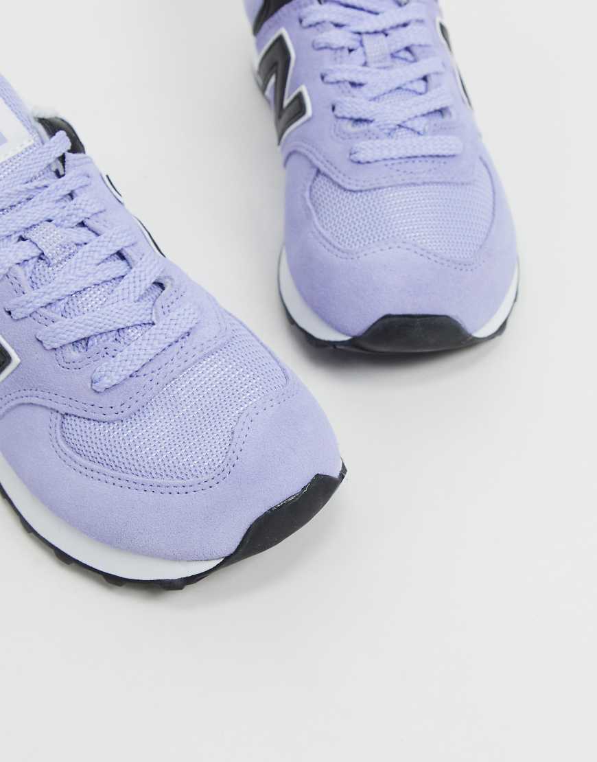 Sneakers lilla e nere - New Balance - 574 - Viola - donna Sneakers lilla e nere - New Balance - 574 - Viola - donna