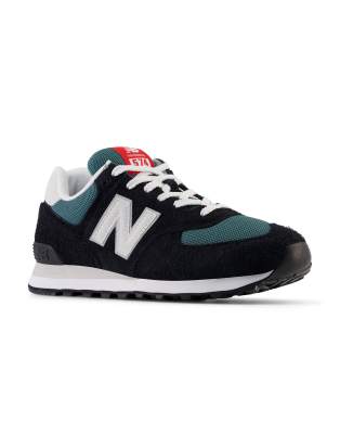 New Balance 574 trainers in black - ASOS Price Checker