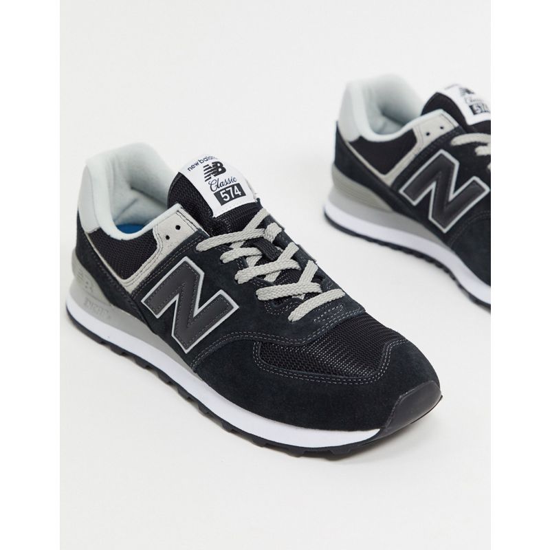 Activewear Uomo New Balance - 574 - Sneakers nero scamosciato