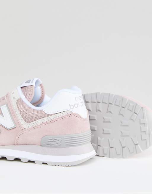 new balance 574 rosa pelle new balance 574 rosa pelle