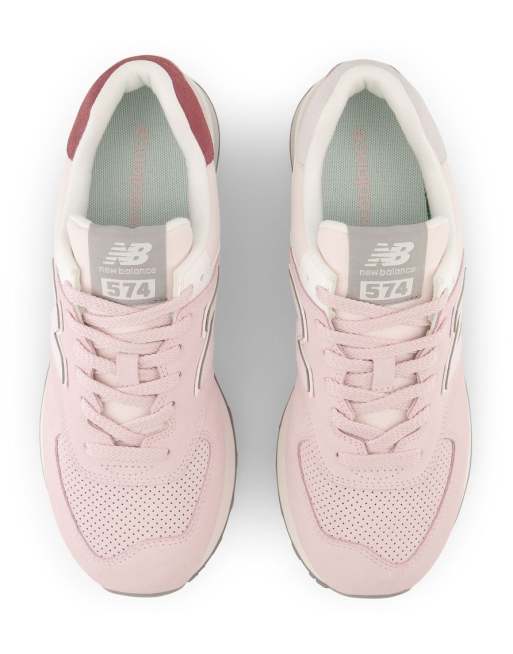 New balance 574 on sale grigio e rosa