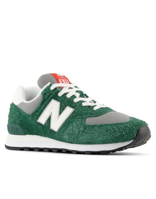 New balance 574 grigio verde sales