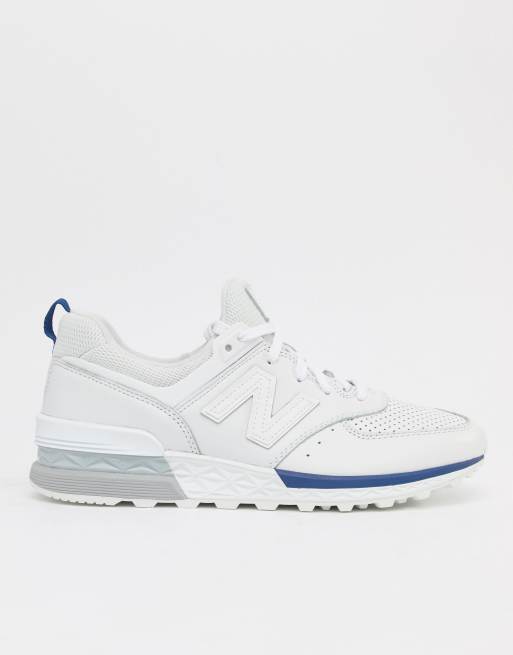 New balance 574 sport white store red blue