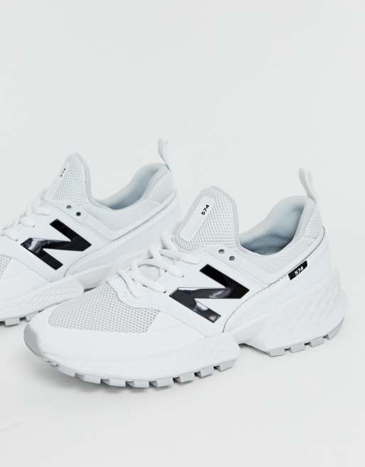 New Balance 574 Sport V2 Baskets Triple blanc