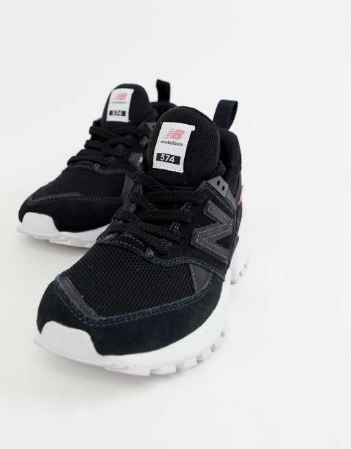 New balance on sale 574 sport czarne