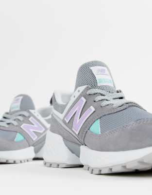 new balance 574 purple and grey
