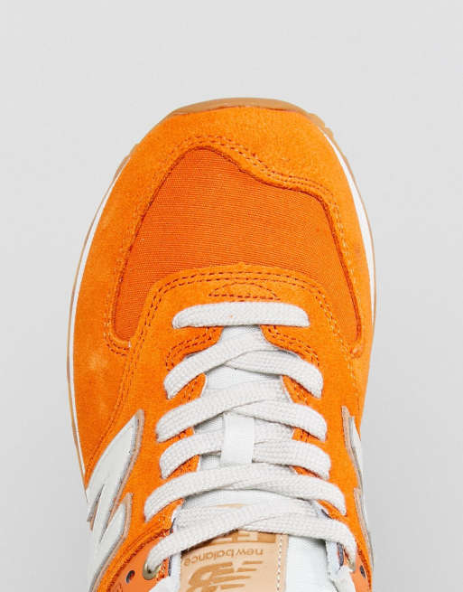 New balance wl574 clearance femme orange