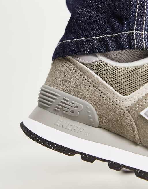 New Balance 574 — Szare buty sportowe, 3 z 4