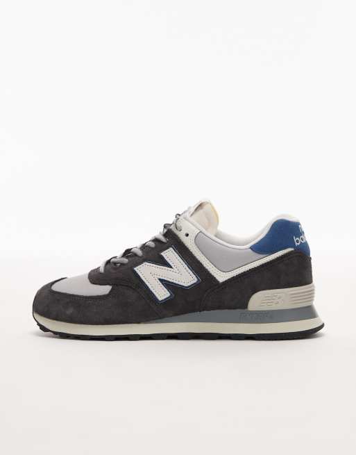 New Balance – 574 – Szaro-turkusowe buty sportowe unisex, 2 z 5