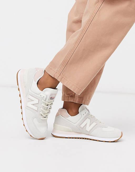 New Balance 574 trainers in beige امبوريو ارماني