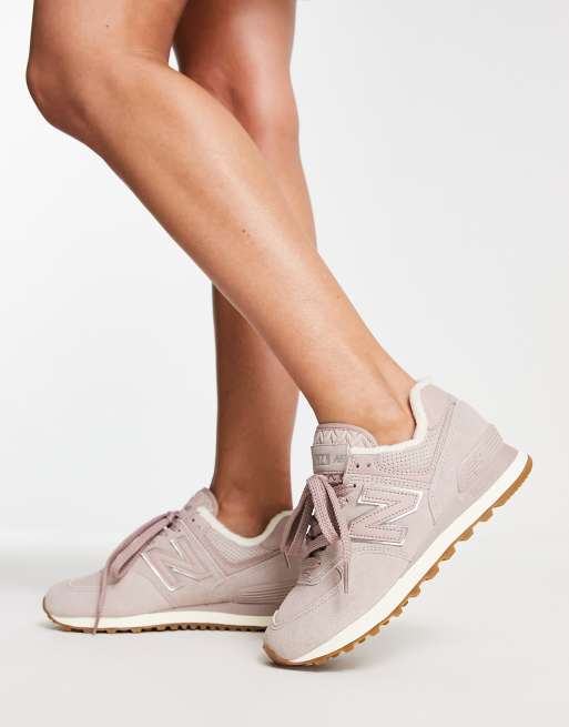 New Balance 574 trainers in beige ASOS