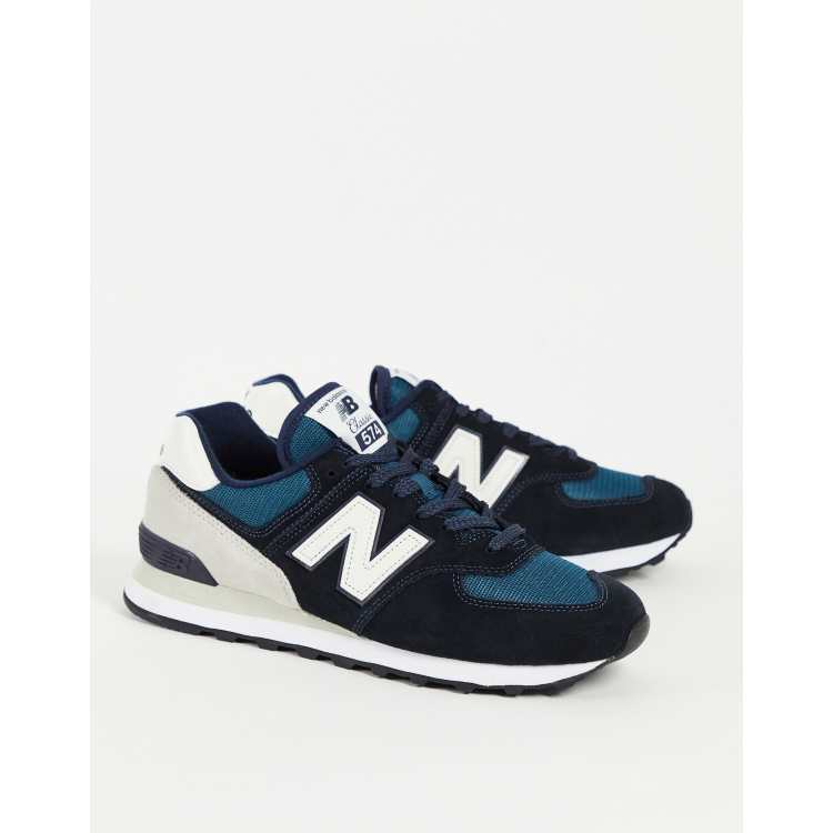 new balance 574 black and blue