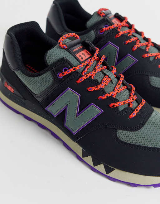 New balance 574 sales outdoor black