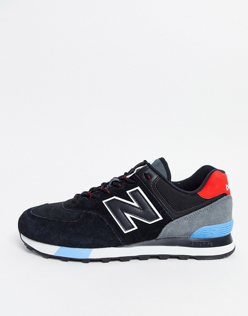 New Balance 574 trainers in black