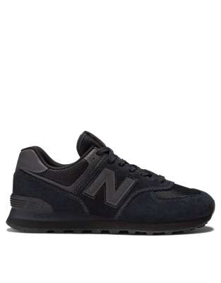 New Balance 574 trainers in black - ASOS Price Checker