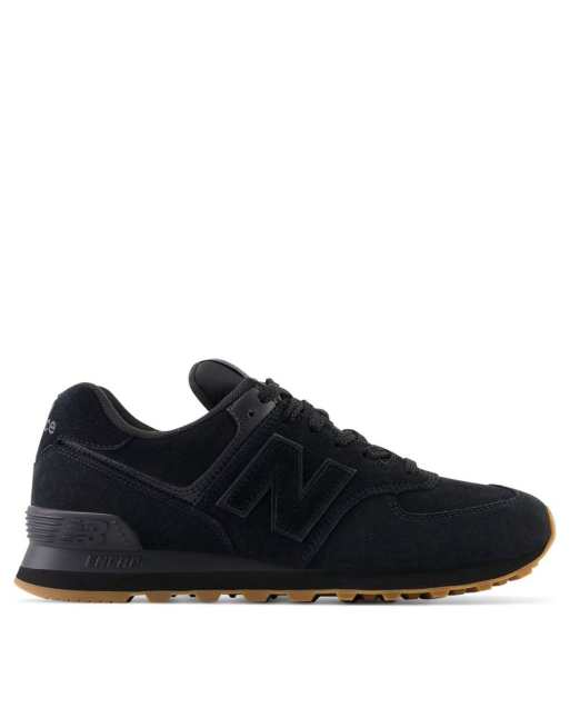 New Balance 574 trainers in black ASOS