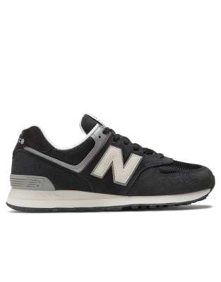 New Balance 574 Trainers In Black | ASOS