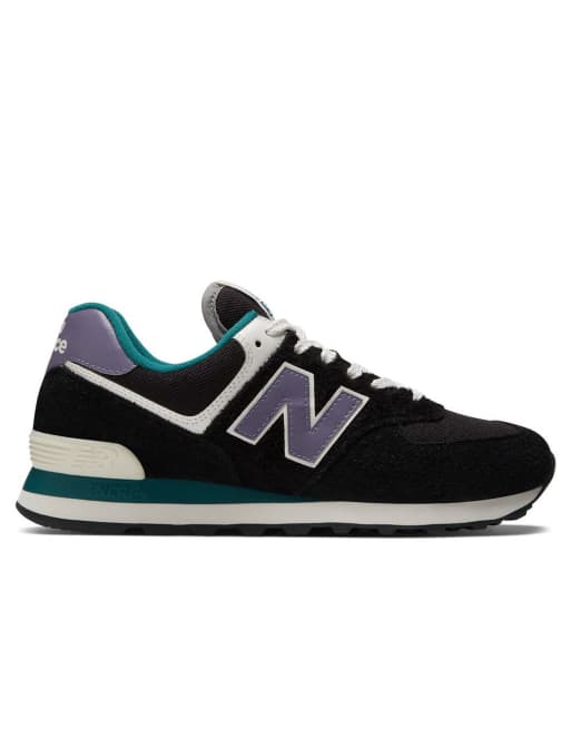 New Balance 574 trainers in black