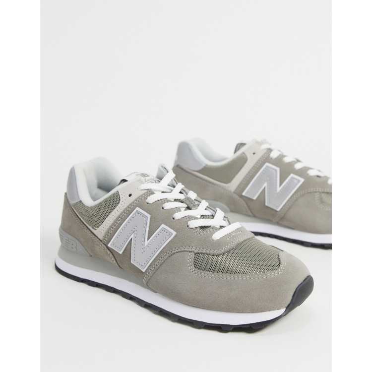 Gray suede best sale new balance