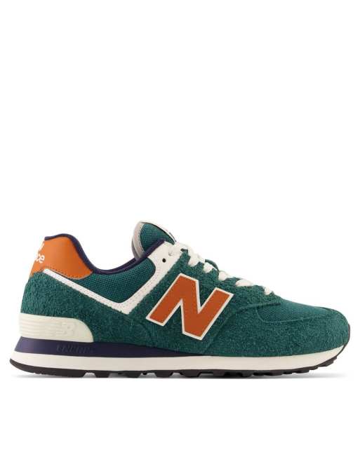 New balance 574 store green orange