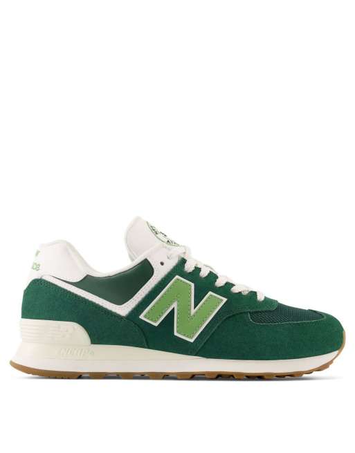 New Balance 574 trainers in green | ASOS