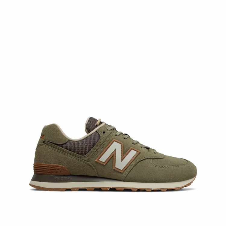 Army green new balance cheap 574