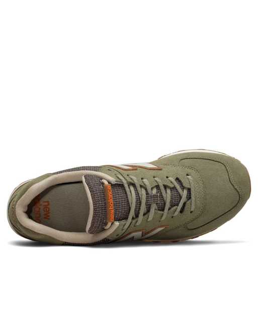 New balance 574 cheap olive green