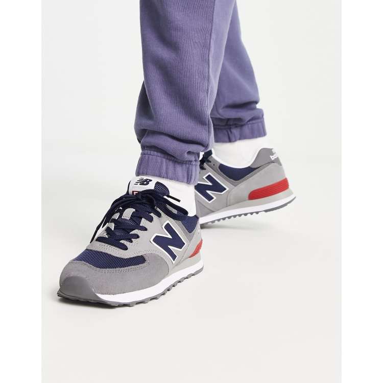 Purple new balance store 574