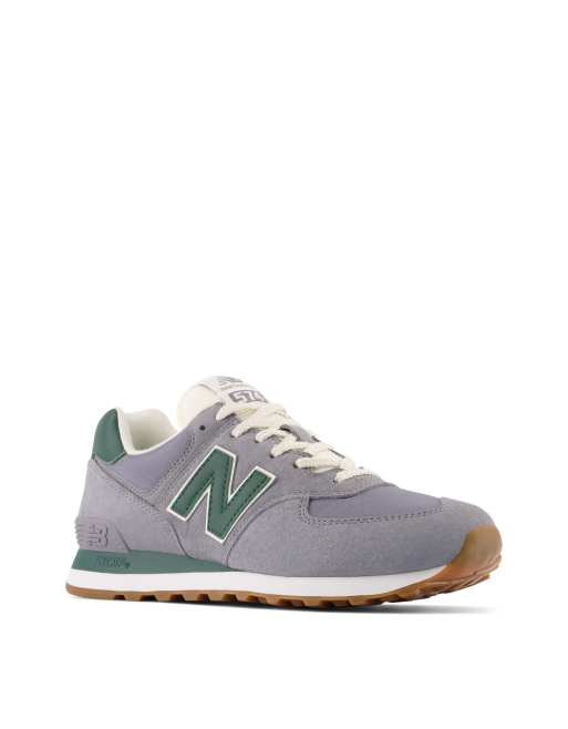 New balance 574 on sale green and grey