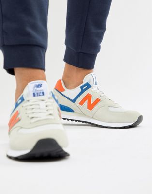 New Balance 574 Trainers In Grey ML574SMG | ASOS