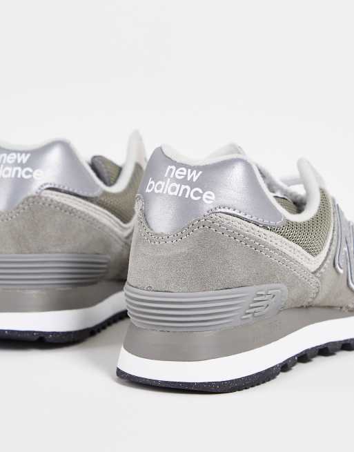 New balance store 574 grey silver