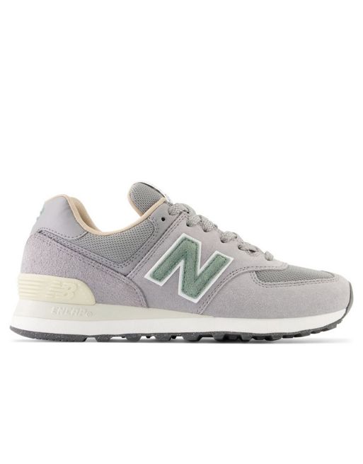 New Balance 574 trainers in grey | ASOS