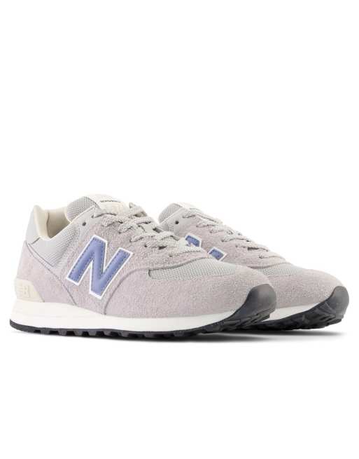 New balance 574 hot sale grey red blue