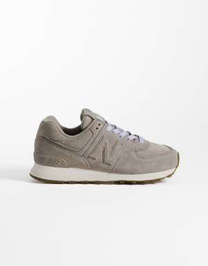 New Balance 574 trainers in light brown