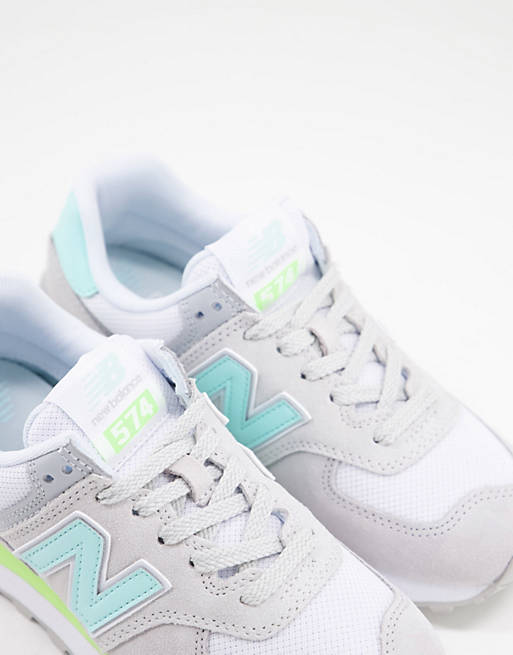  Trainers/New Balance 574 trainers in light grey 