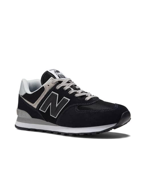 Black and shop grey new balance