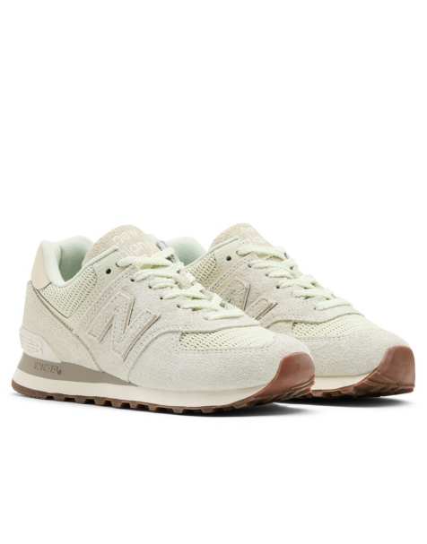 New Balance 574 trainers in mineral - view 1