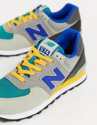 new balance 574 trainers in multi