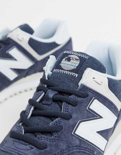 New balance 2024 574 suede navy