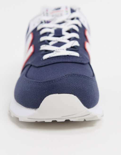 New Balance 574 trainers in navy