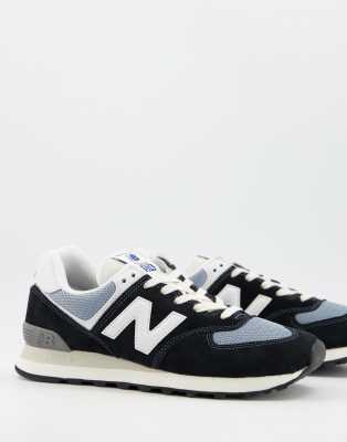 new balance navy 574 trainers