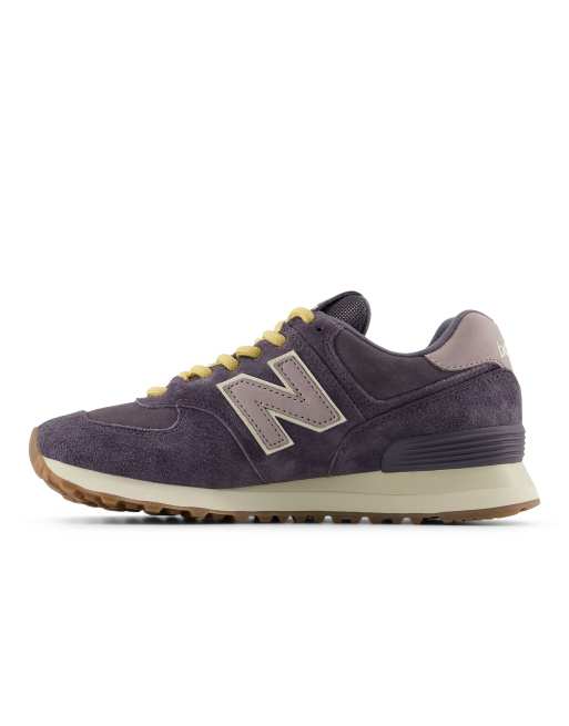 New Balance 574 trainers in neptune grey, 2 of 4