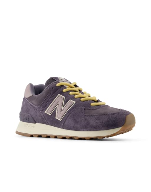 New Balance 574 trainers in neptune grey, 4 of 4